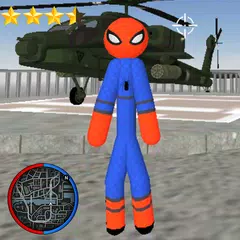 Baixar Stickman Spider Rope Hero Gangstar Crime APK