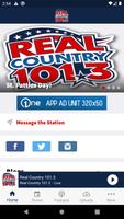 101.3 Real Country Affiche
