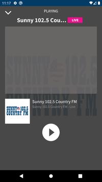 Sunny Country 102.5 screenshot 1