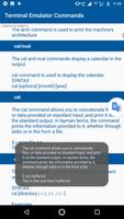 Terminal  Emulator Commands স্ক্রিনশট 1