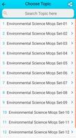 Environmental Science MCQs capture d'écran 2