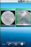 Weather satellite widget Affiche