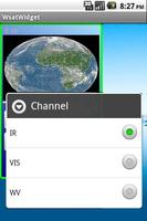 Weather satellite widget capture d'écran 1