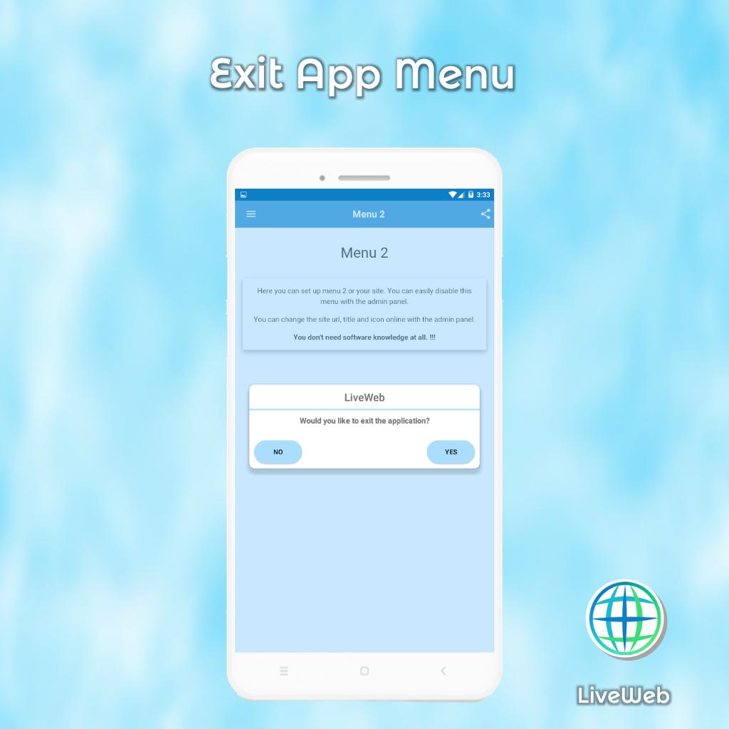 Liveweb Android Webview App With Admin Panel For Android Apk Download - roblox admin panel needed