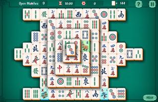Mahjong classique. Affiche