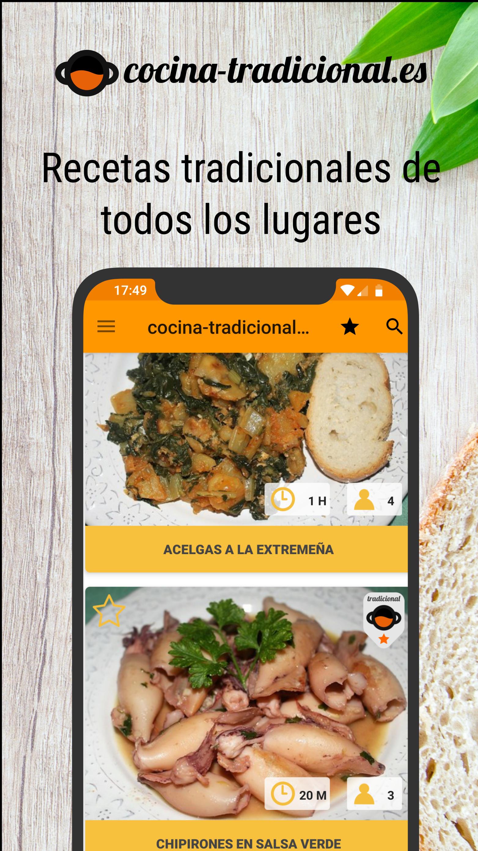 Cocina tradicional (Recetas ca安卓版应用APK下载
