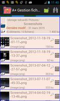A+ Gestion fichiers capture d'écran 1