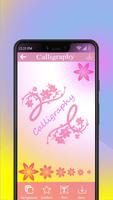Calligraphy : Stylish Name Art Maker Text on Photo poster