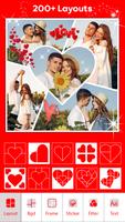 Love Collage Photo Frame poster