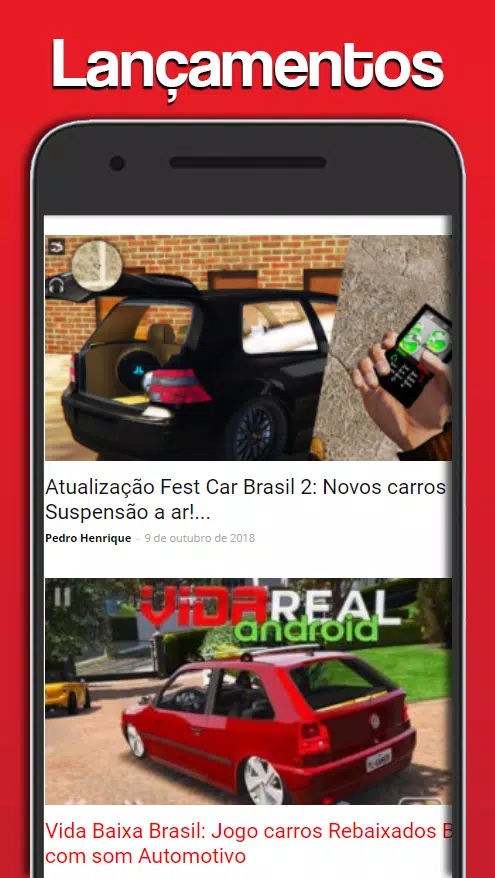 Novo jogo de carros rebaixados brasileiro para Android - Estilo