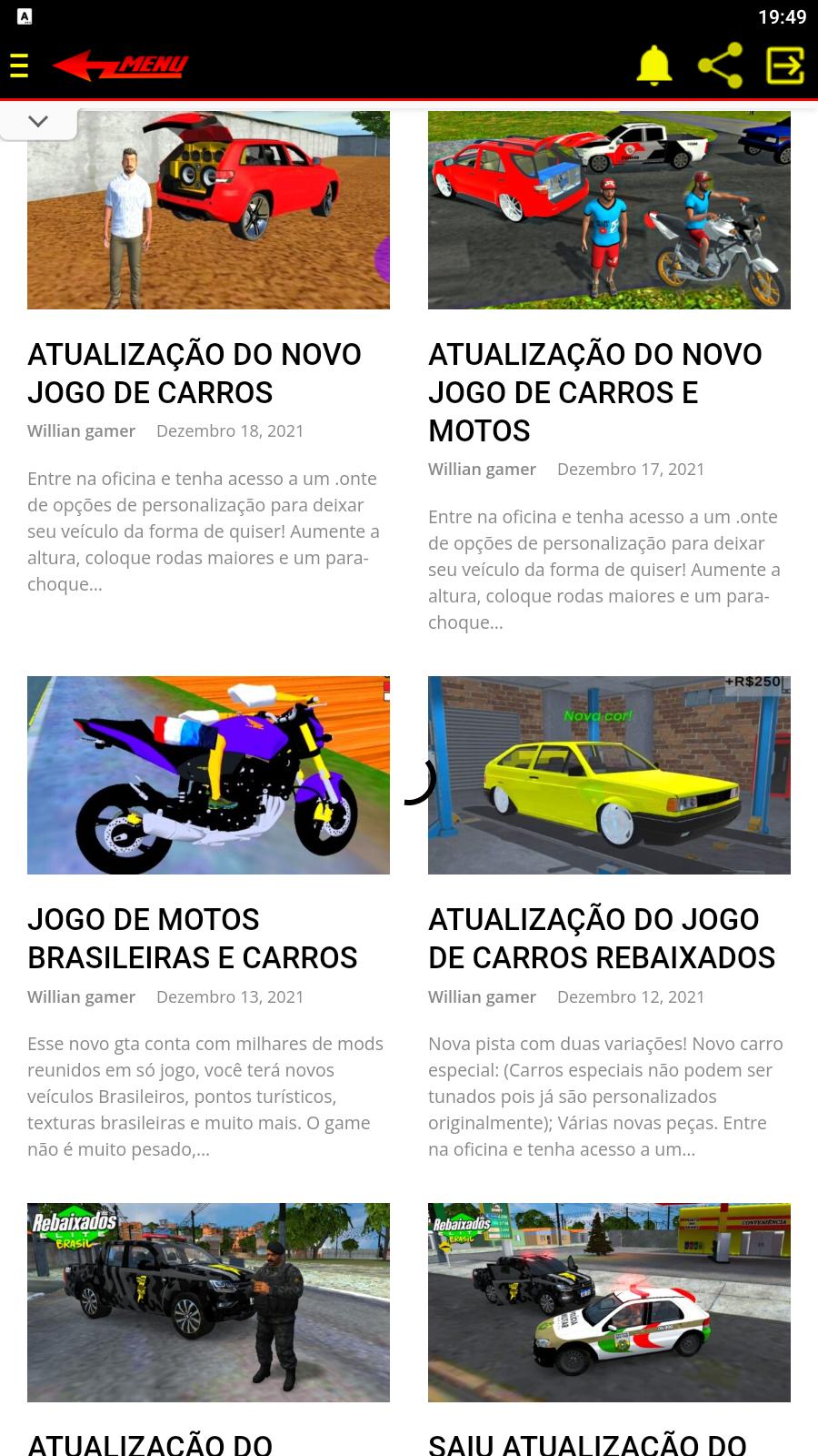 Jogos Motos & Carros WillianGM APK voor Android Download