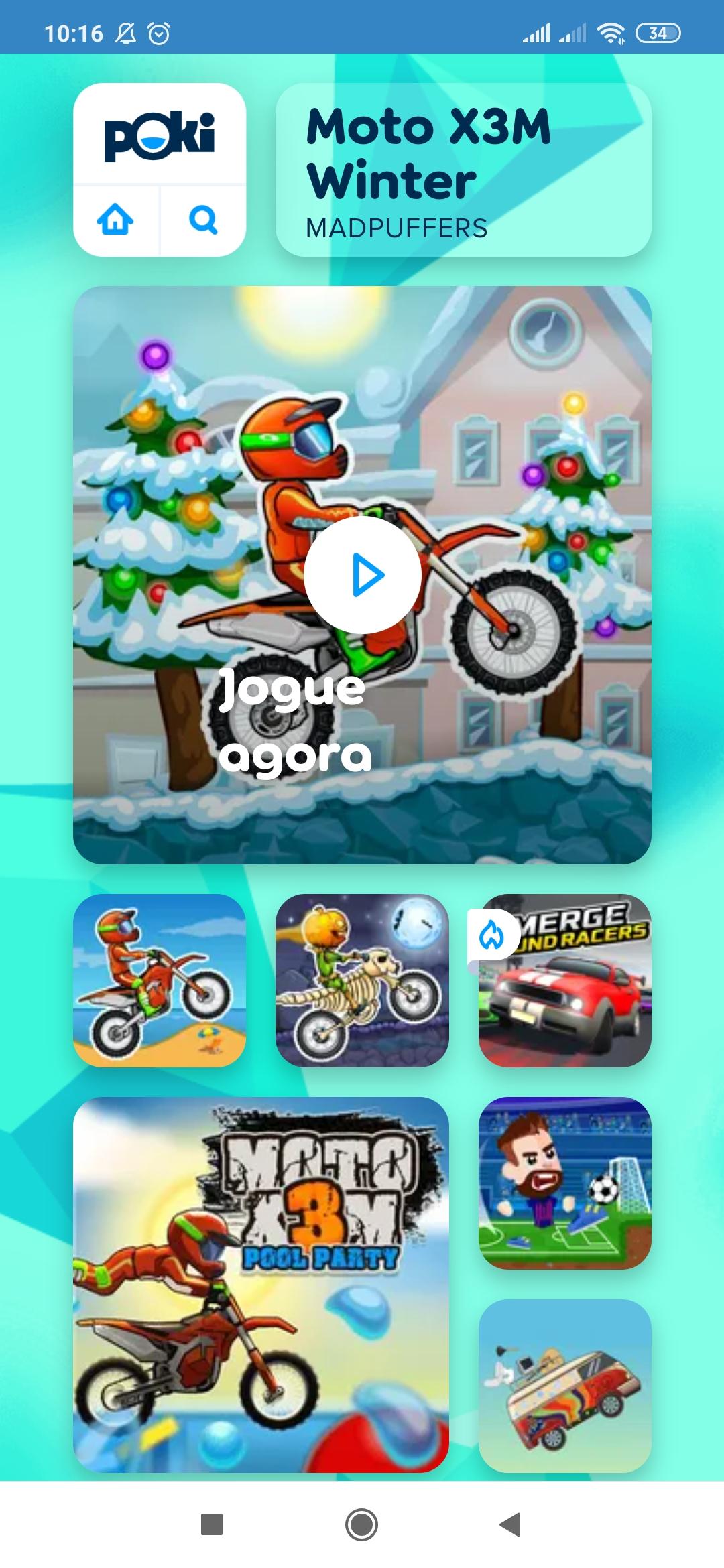 Jogo da Moto X3M Na Neve APK برای دانلود اندروید