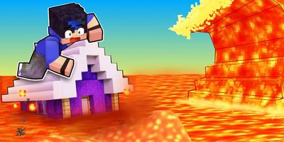 Tsunami Lava Mod for Minecraft ポスター