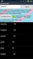 Jumble Solver スクリーンショット 3