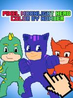 Color By Number Pixel Art Moonlight Hero ảnh chụp màn hình 3