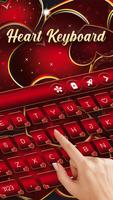 Love - Heart Keyboard syot layar 1