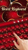 Love - Heart Keyboard captura de pantalla 1