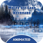 White Iceland Keyboard icon