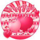 Sweet Pink Keyboard Theme APK