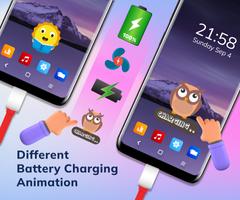 Battery Charge Animated Screen Affiche