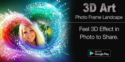 3D Art Photo Frame poster