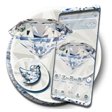 White Diamond Theme icône