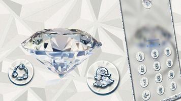 White Diamond Theme تصوير الشاشة 2