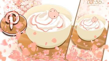 Anime Coffee Cup Theme تصوير الشاشة 1