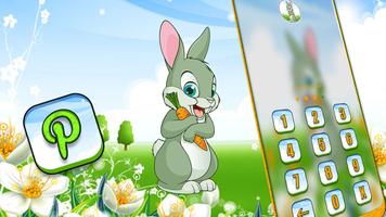 Cute Rabbit Theme স্ক্রিনশট 2