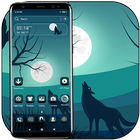 Full Moon Wolf Theme icono