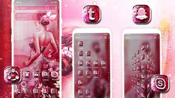 Pink Girly Theme imagem de tela 1