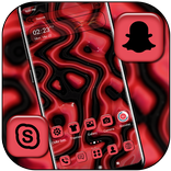 Red Black Liquid Theme
