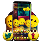 Smiley Emoji Launcher Theme آئیکن