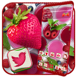Strawberry Juice Theme أيقونة