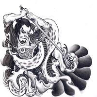 Japanese Tattoo Design V2 পোস্টার