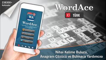 Word Ace - Türkçe Kelime Bulucu & Anagram Çözücü 海报