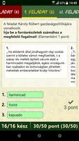 Történelem érettségi gyakorló, تصوير الشاشة 2