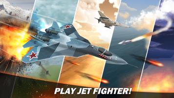 Jet Fighter Plane Racing Games पोस्टर