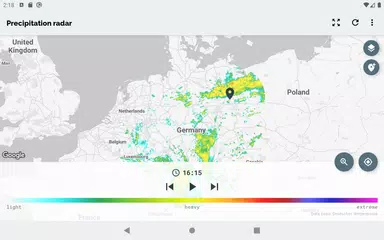 Descargar APK de Wetterradar – Rain radar live