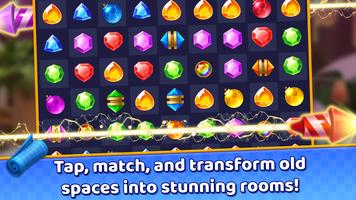 Jewel Match 3 - Home Decor screenshot 2