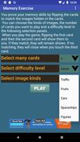 Memory Exercise screenshot 1