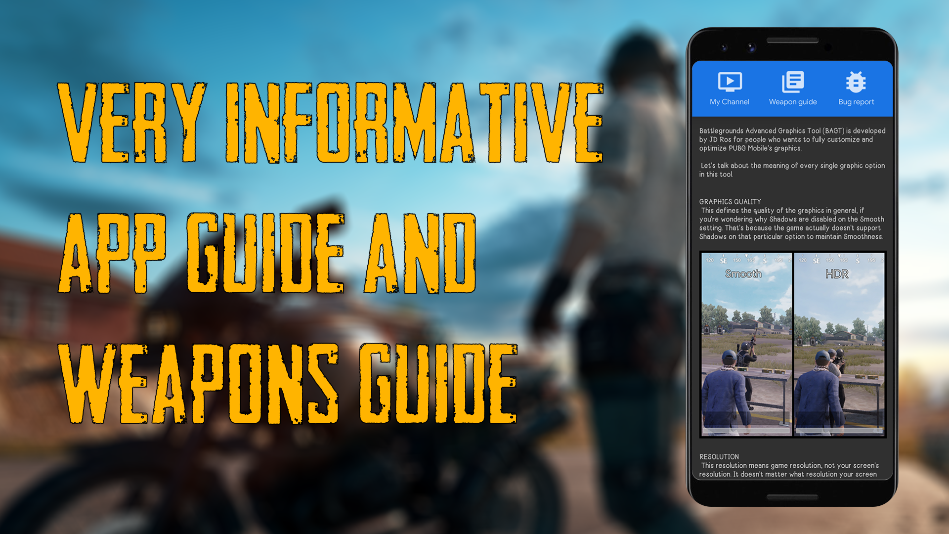 Battlegrounds Advanced Graphics Tool [NO BAN] for Android ... - 