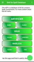 Dnd 5e Spell Database capture d'écran 1