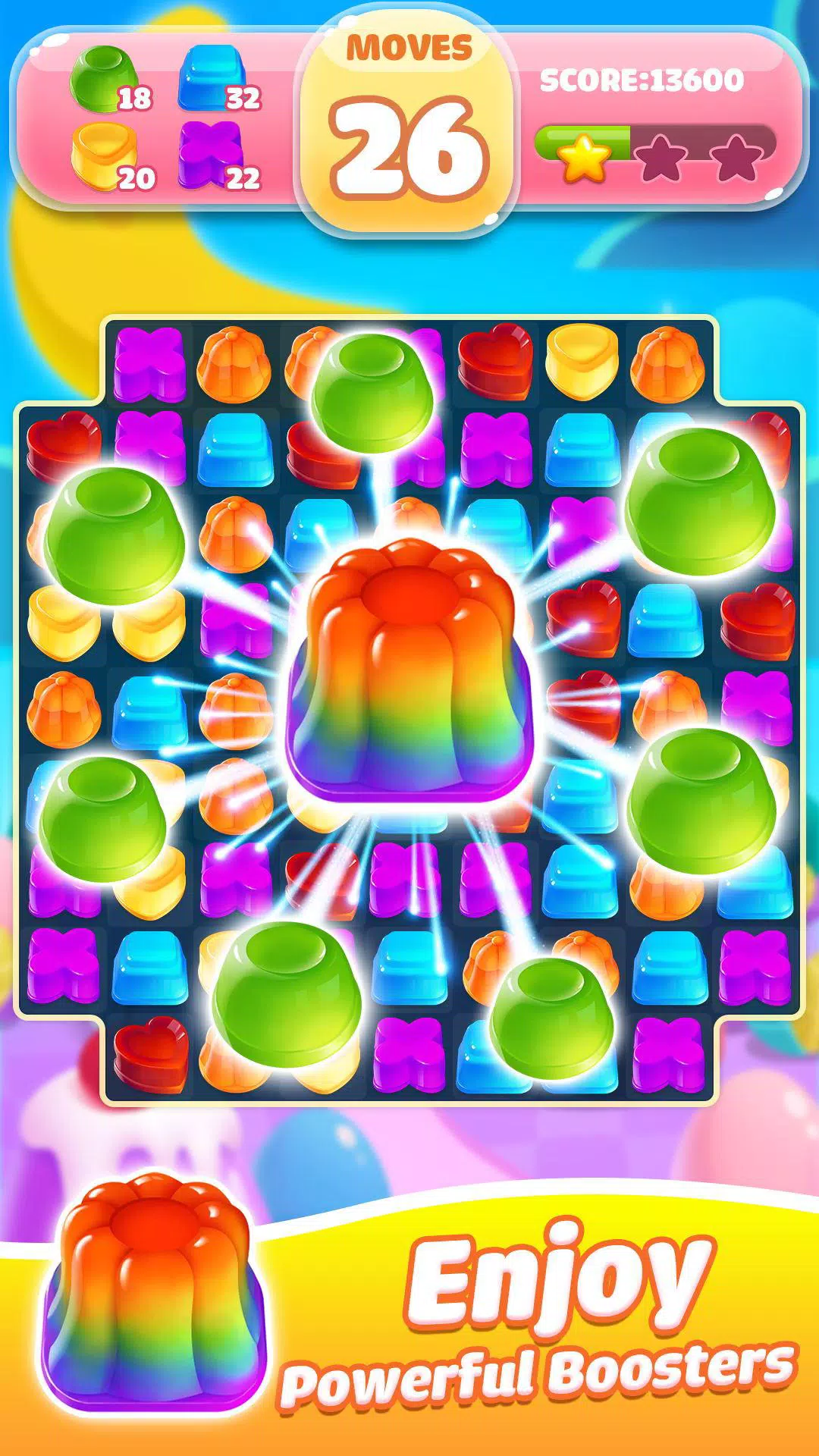 Jelly Jam Crush- Match 3 Games