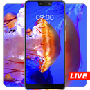 Jellyfish swimming in the sea live wallpaper APK