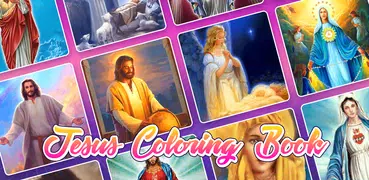 Jesus Malbuch Farbspiel