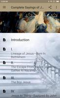THE COMPLETE SAYINGS OF JESUS Affiche