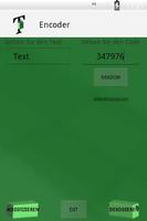 Encoder geheimen Texte Plakat