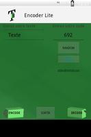 Encoder secrète textes Lite Affiche