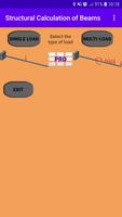 Structural Calculation of Beam poster